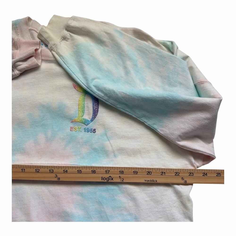 Disneyland Resort Spirit Jersey Adult Small Cream Tie Dye Disney Parks Casual - Picture 11 of 12